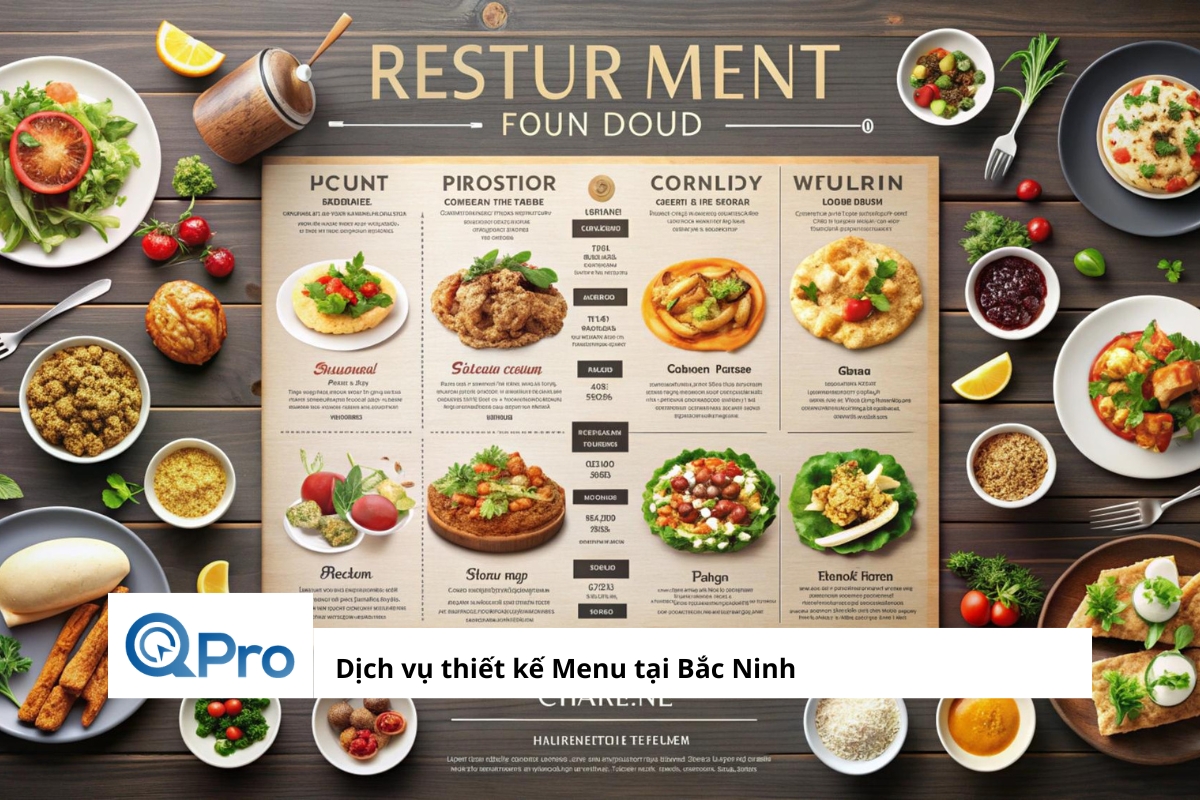Dịch vụ thiết Menu tại bắc ninh gọi qpro 0972499663